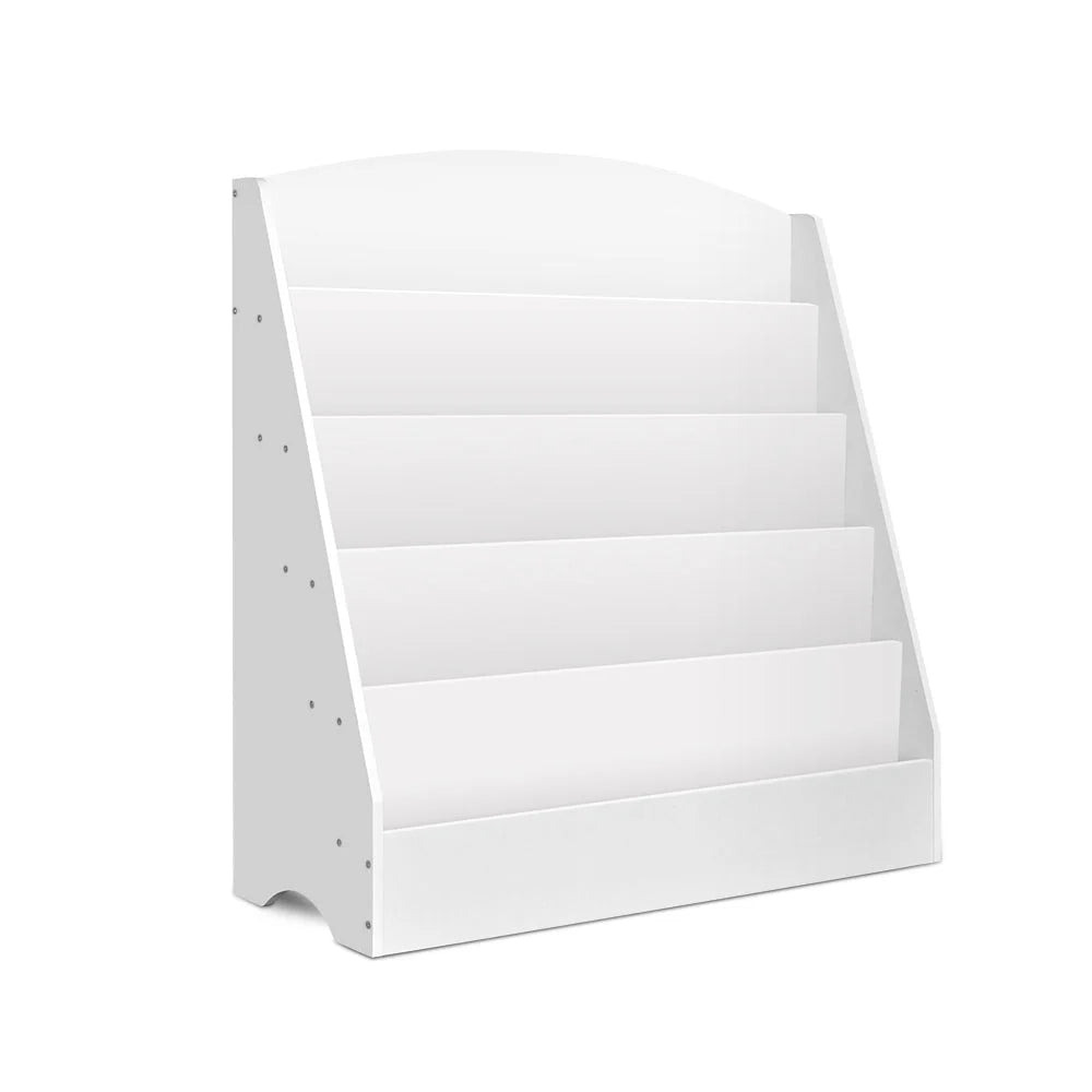 Kids Bookshelf 5-Tiers Magazine Rack Shelf Organizer