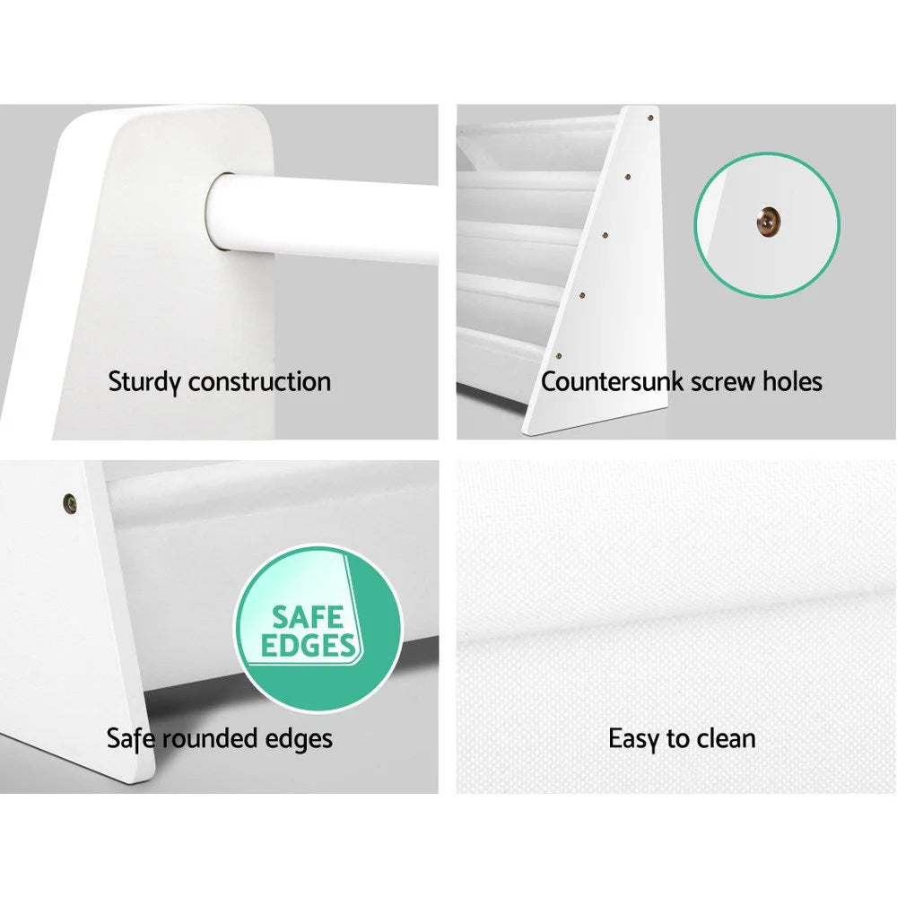 Kids Bookshelf Children Bookcase - Magazine Rack Organizer