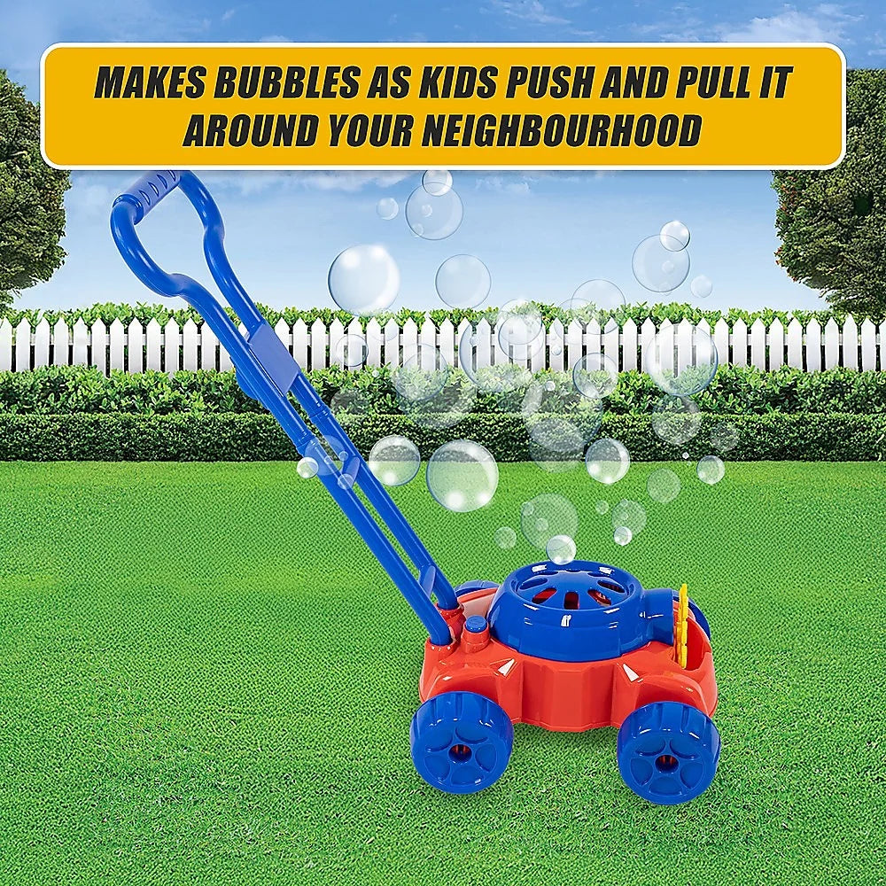 Kids Bubble Lawnmower Bubble Machine Blower for Outdoor