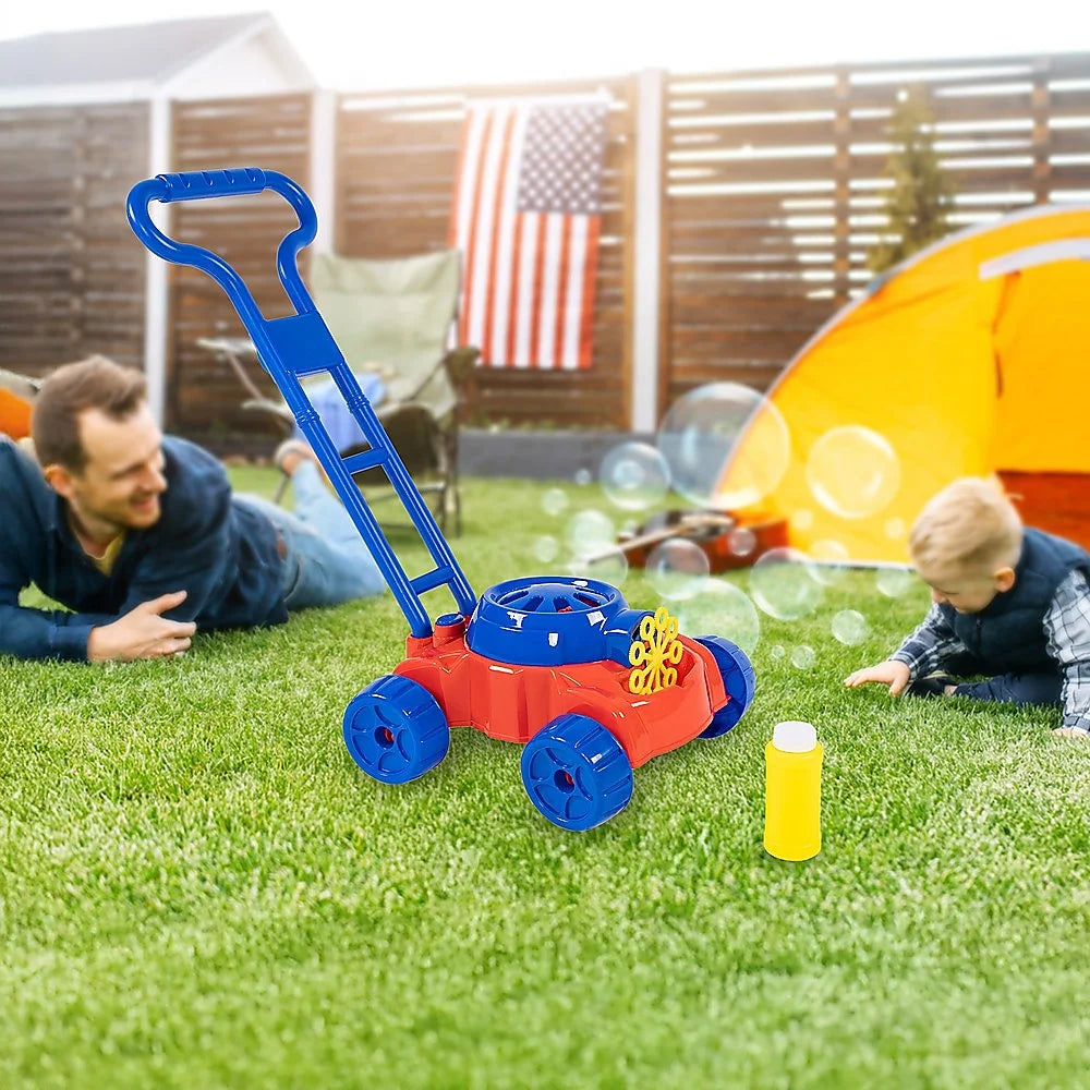 Kids Bubble Lawnmower Bubble Machine Blower for Outdoor