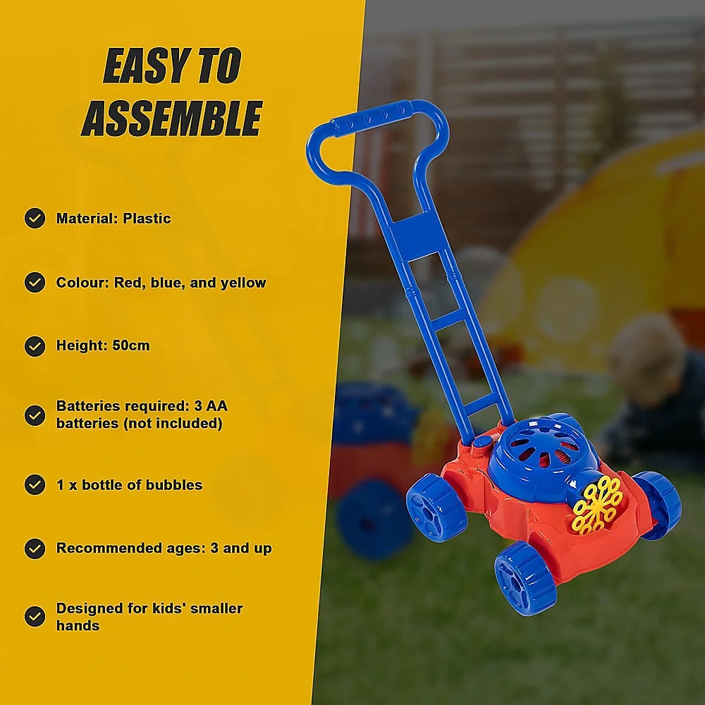 Kids Bubble Lawnmower Bubble Machine Blower for Outdoor