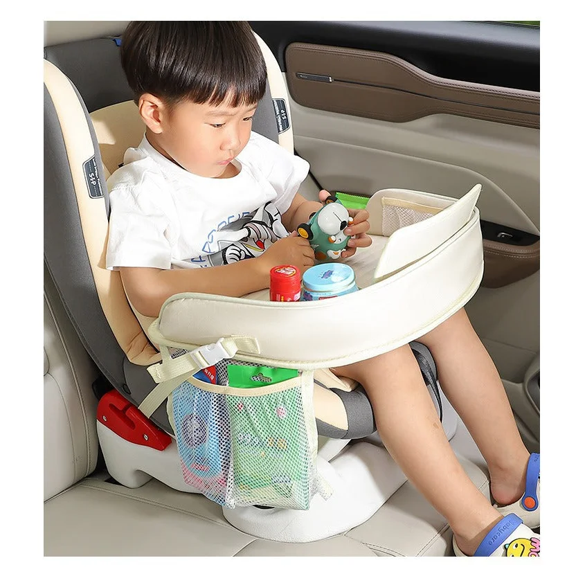 Kids Car Seat Travel Tray - Waterproof Lap Desk
