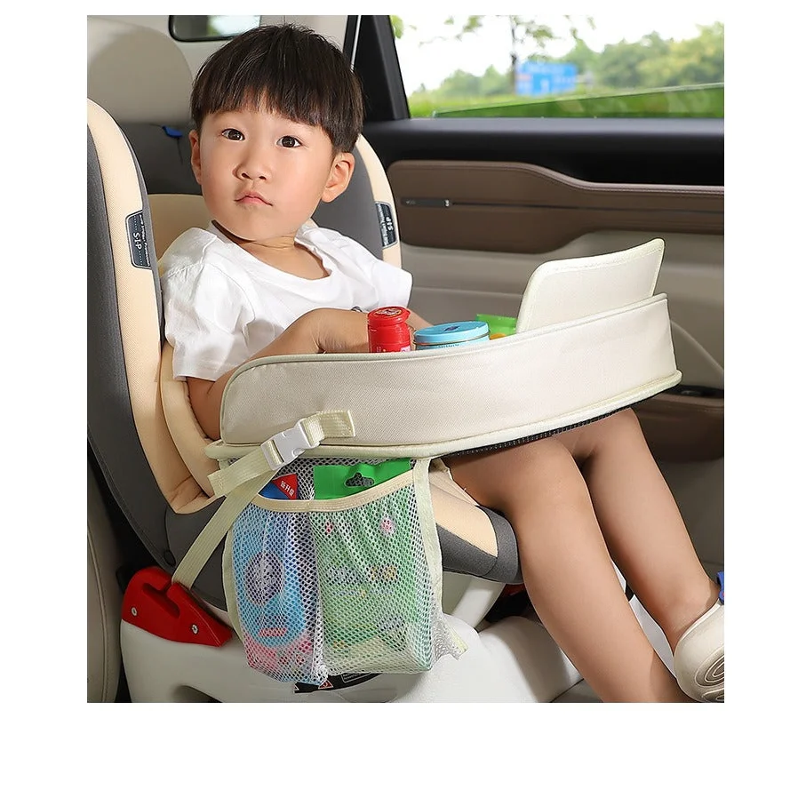 Kids Car Seat Travel Tray - Waterproof Lap Desk