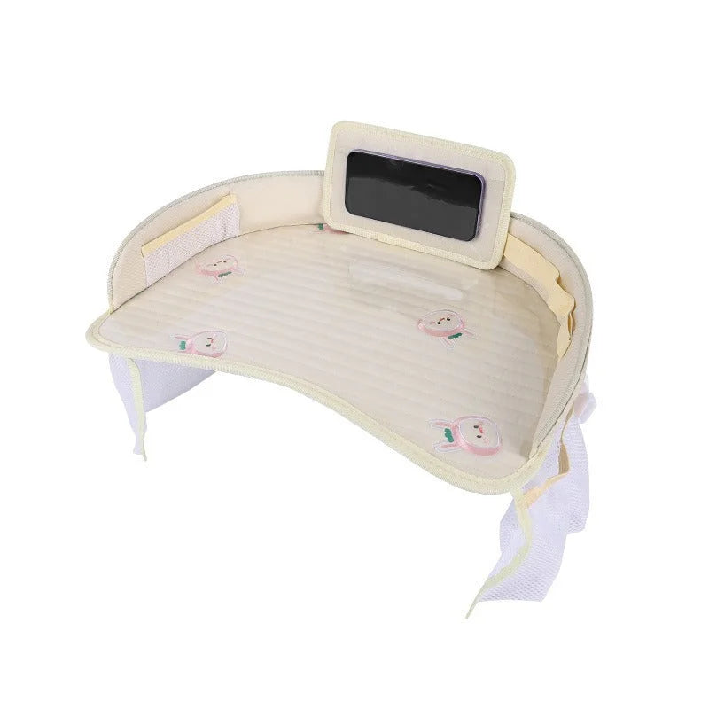 Kids Car Seat Travel Tray - Waterproof Lap Desk
