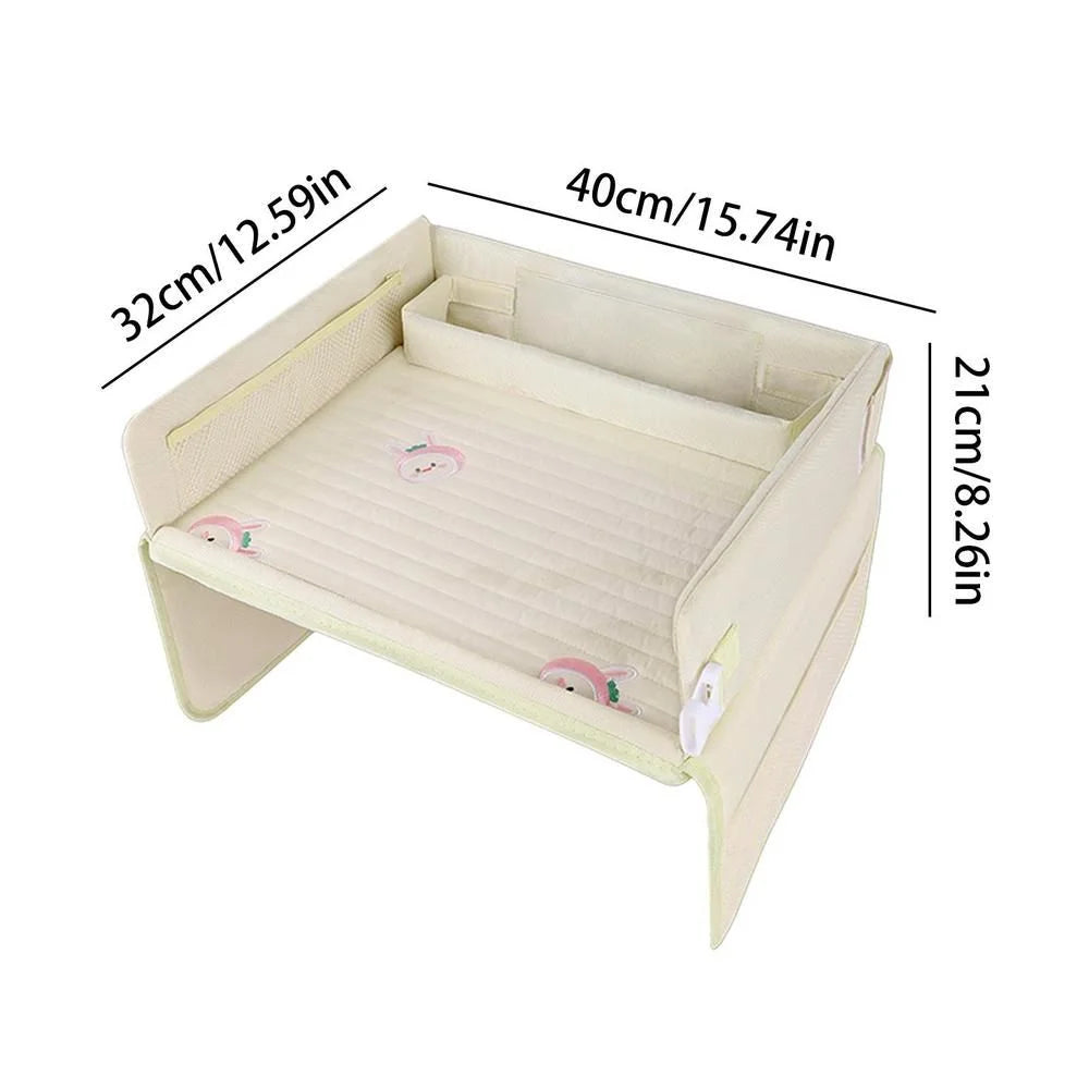Kids Car Seat Travel Tray - Waterproof Lap Desk