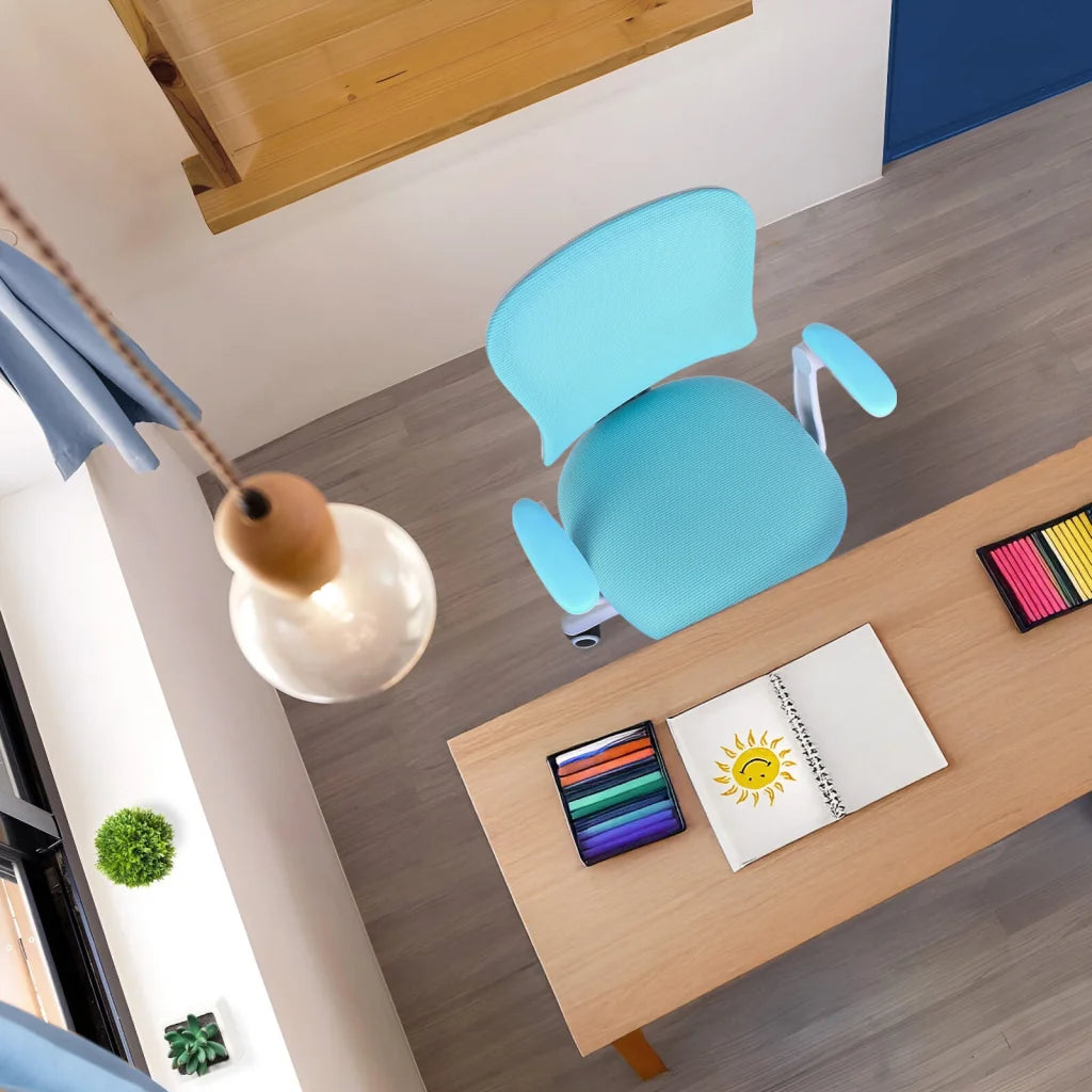 Kids Desk Chair - Children Office Study Seat with Footrest