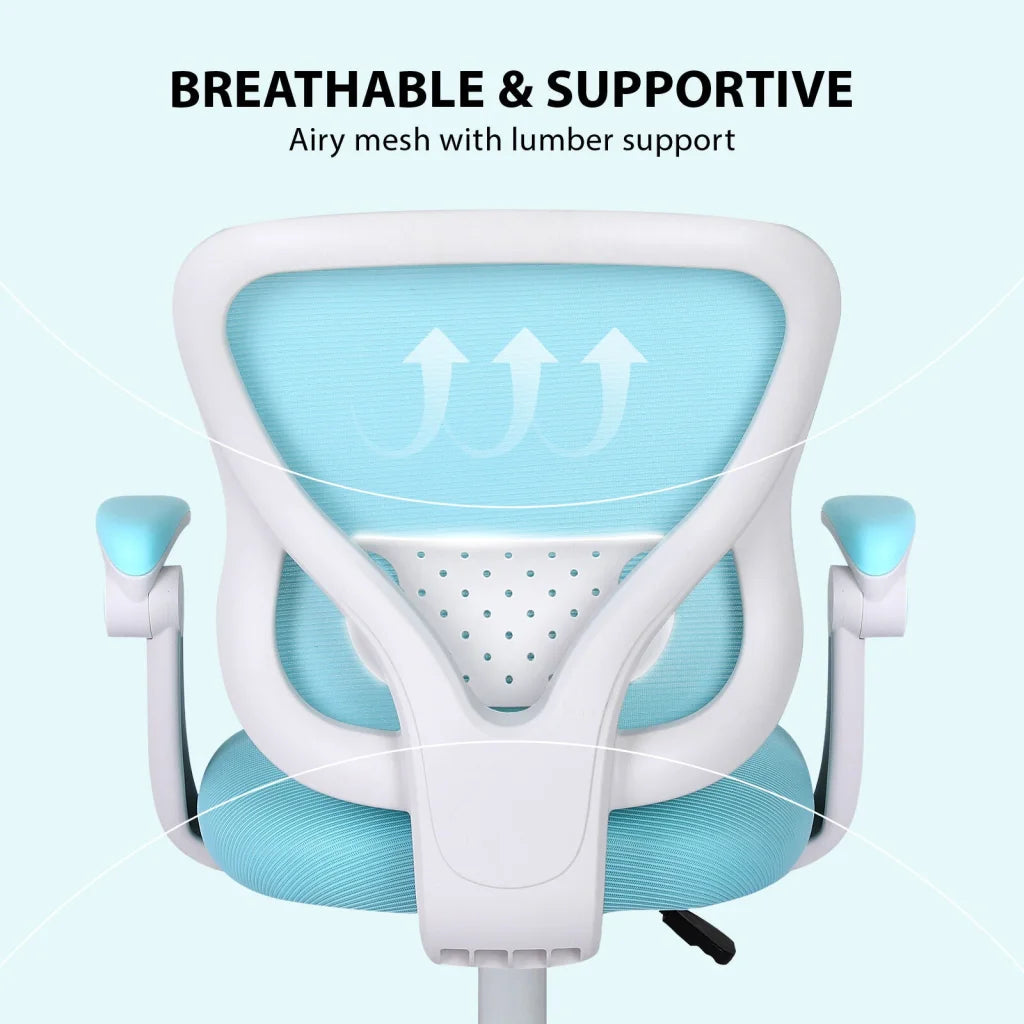 Kids Desk Chair - Children Office Study Seat with Footrest