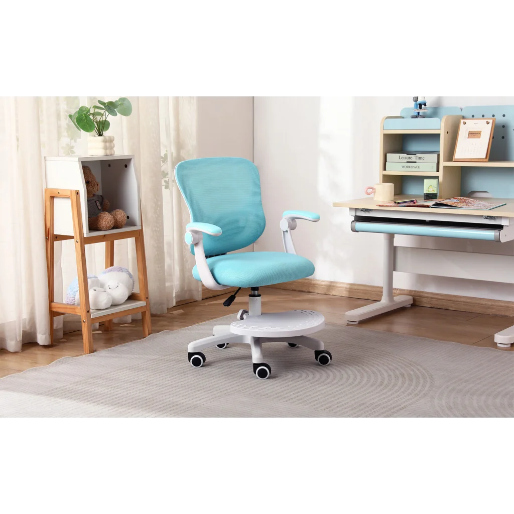 Kids Desk Chair - Children Office Study Seat with Footrest