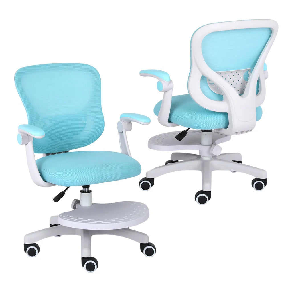 Kids Desk Chair - Children Office Study Seat with Footrest