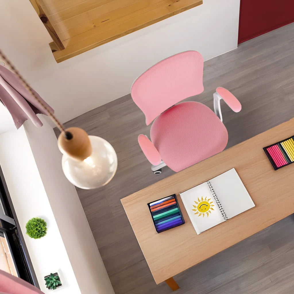 Kids Desk Chair - Children Office Study Seat with Footrest