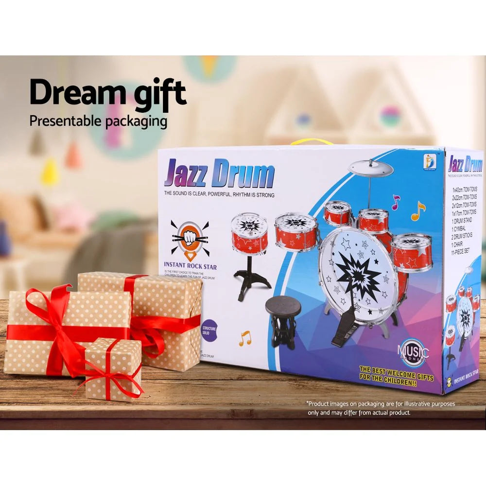 Kids Drum Set (11pcs) - Toys