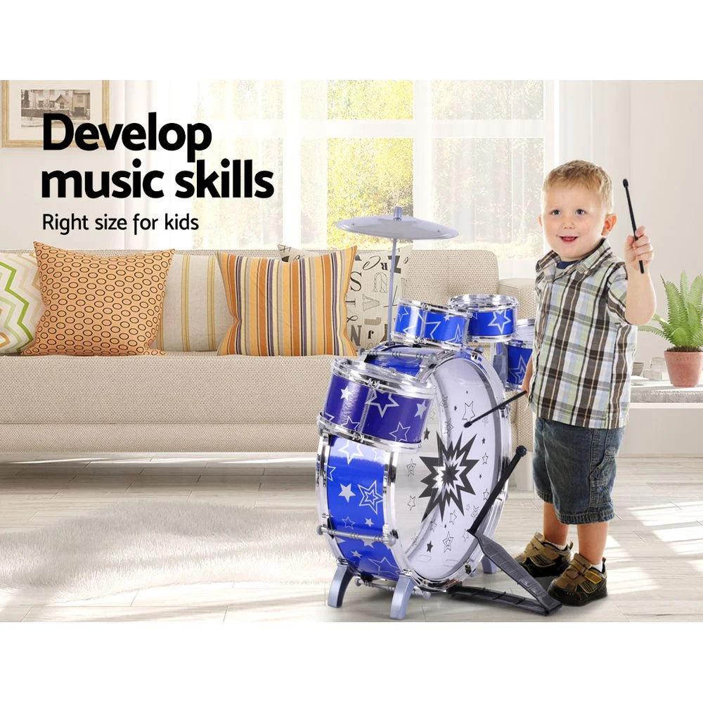 Kids Drum Set (11pcs) - Toys