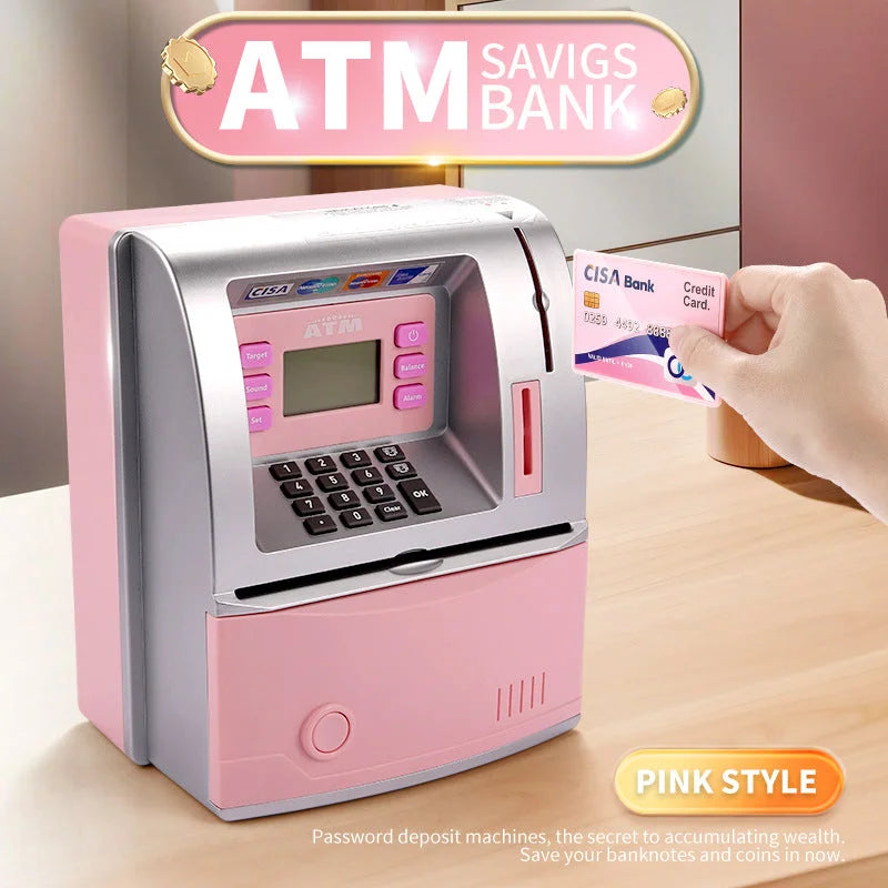 Kids Electronic ATM Savings Bank - Digital Piggy Bank