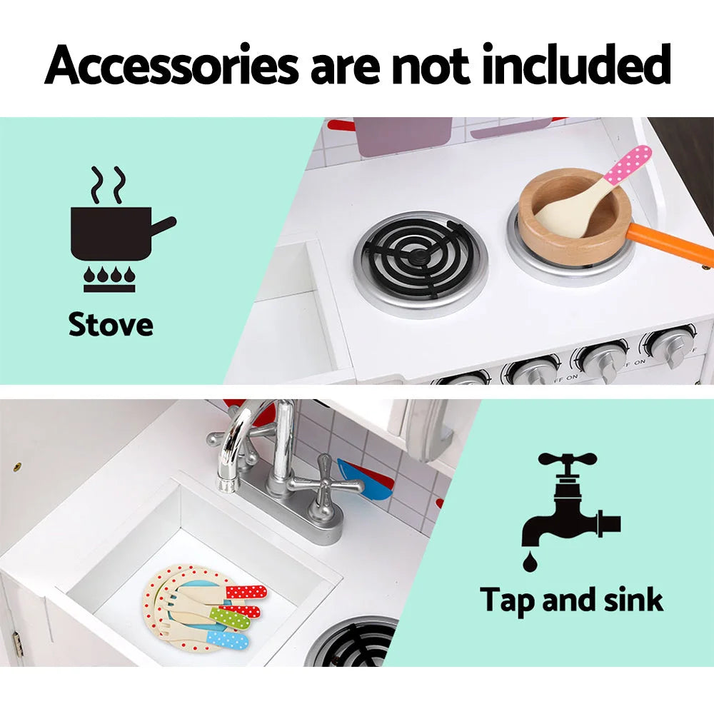 Kids Kitchen Set Pretend Play Food Sets Childrens Utensils