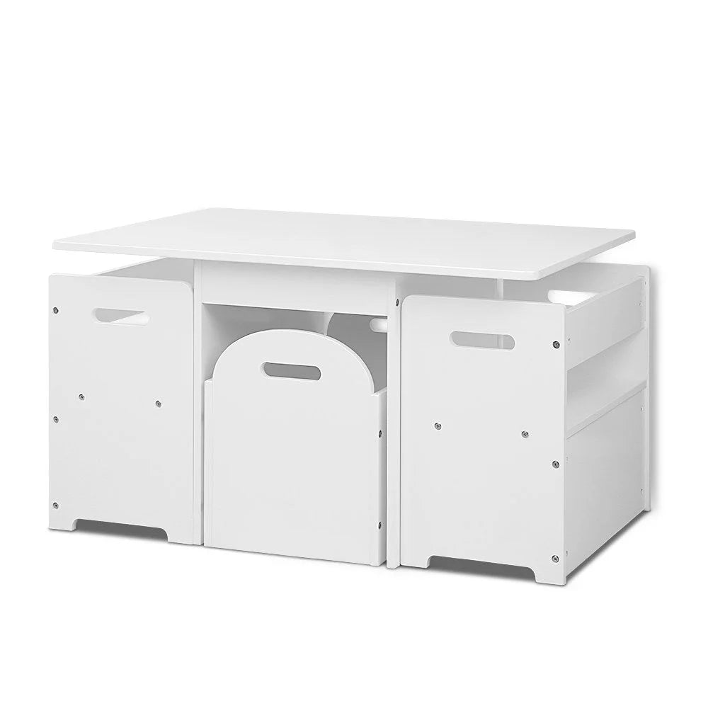 White desk for household use