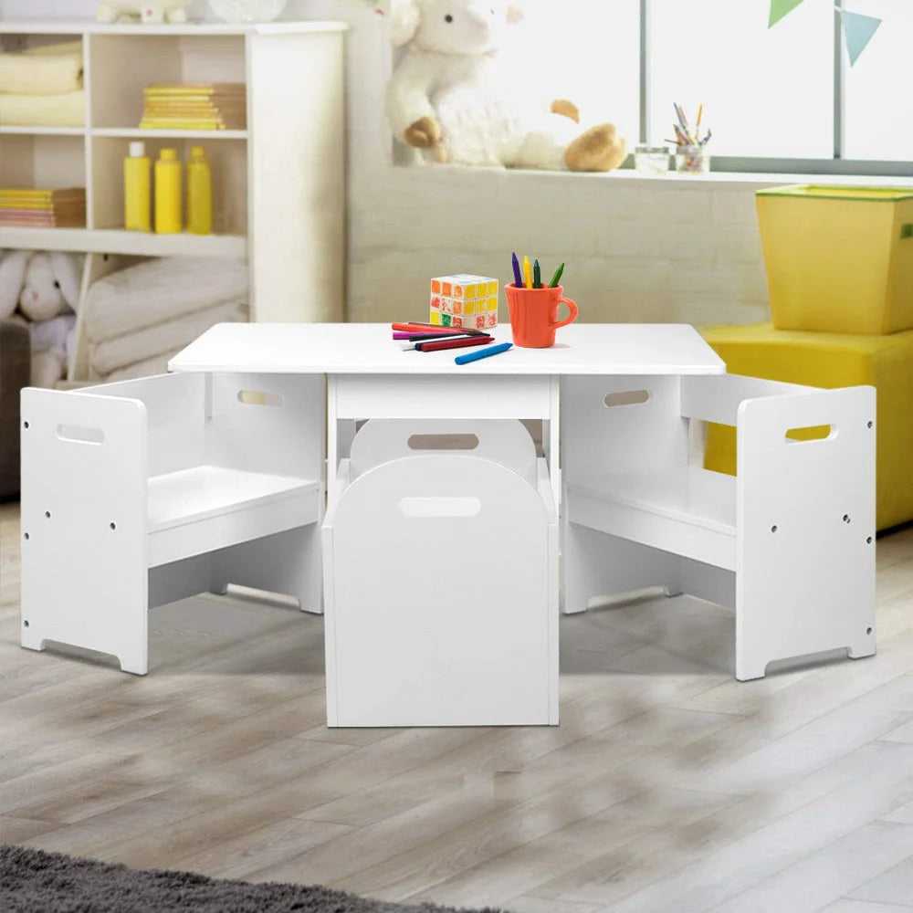 Kids Multi-Function Table and Chair Hidden Storage Toy