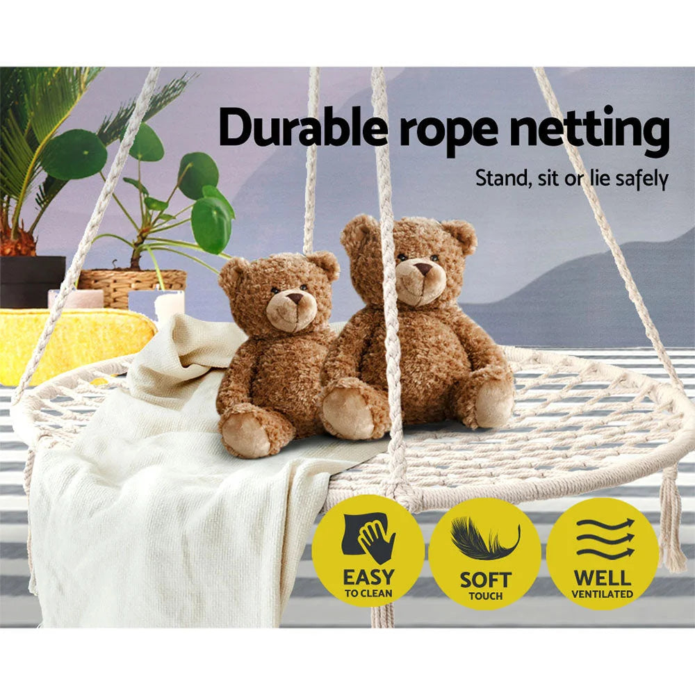 Kids Nest Swing Hammock Chair - Gardeon