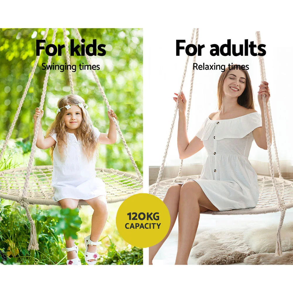 Kids Nest Swing Hammock Chair - Gardeon