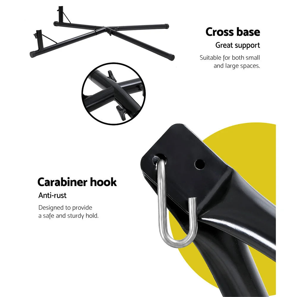 Kids Outdoor Nest Spider Web Swing Hammock Chair with Steel