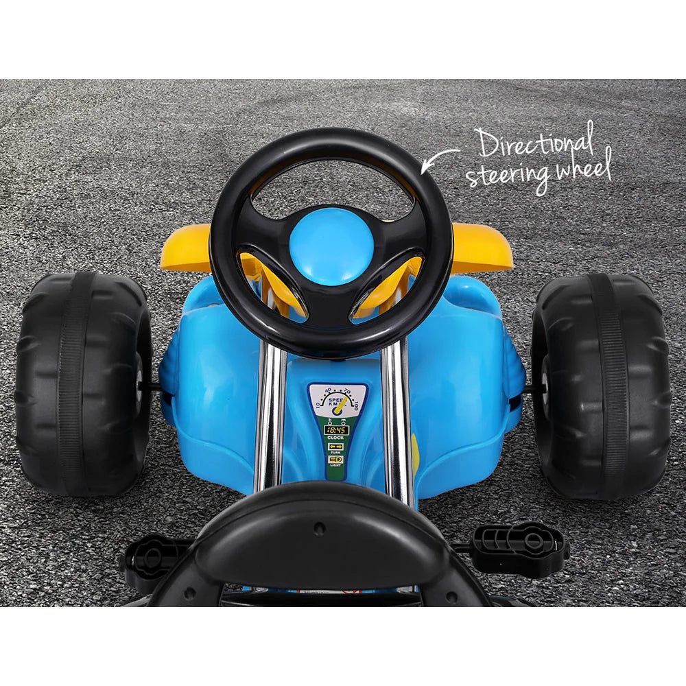 Kids Pedal Go Kart Ride-On Toys Racing Car with Plastic