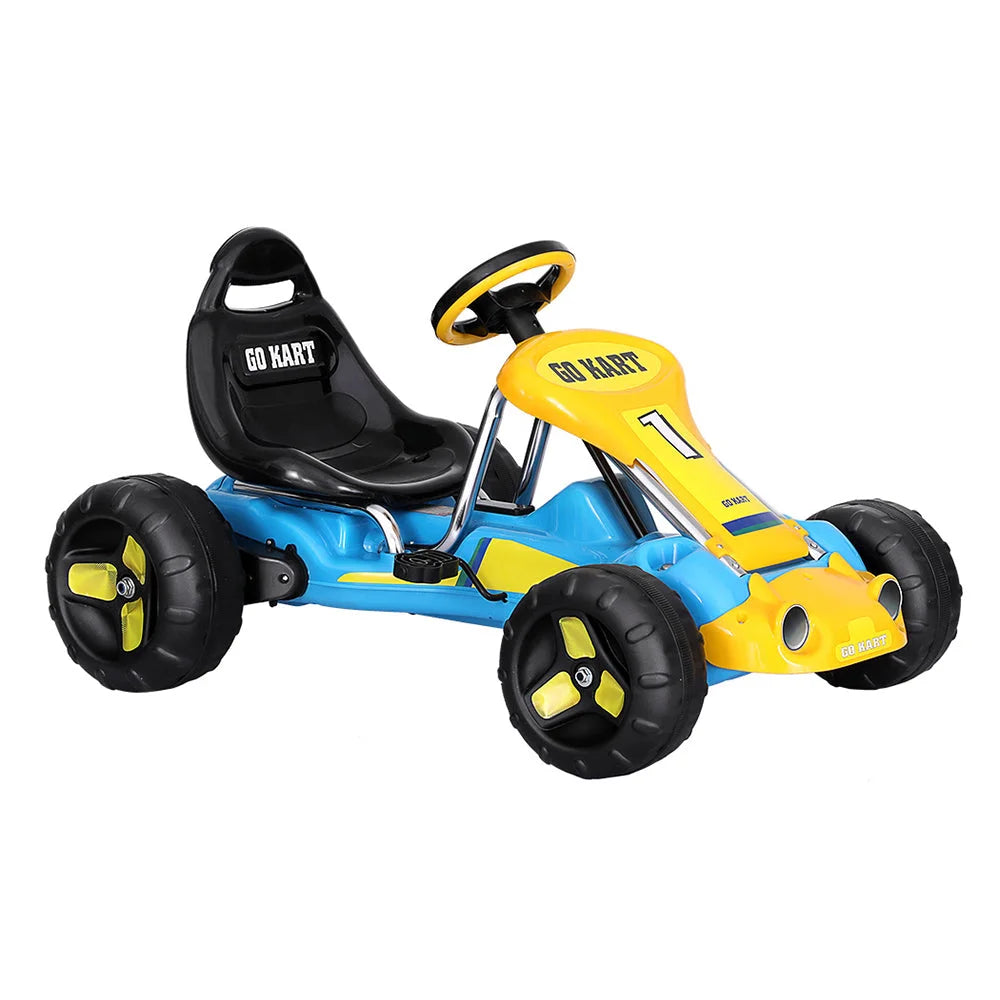 Kids Pedal Go Kart Ride-On Toys Racing Car with Plastic