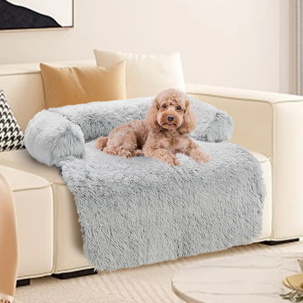 Kids Pet Sofa Bed Dog Cat Calming Waterproof Sofa Cover