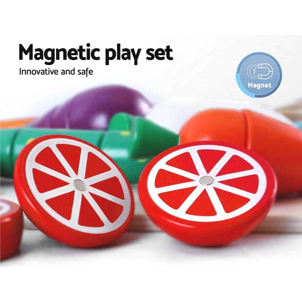 Kids Pretend Play Food Kitchen Wooden Toys Childrens