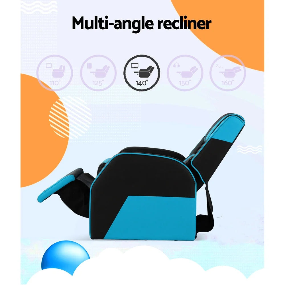 Kids Recliner Chair PU Leather Gaming Sofa Lounge Couch