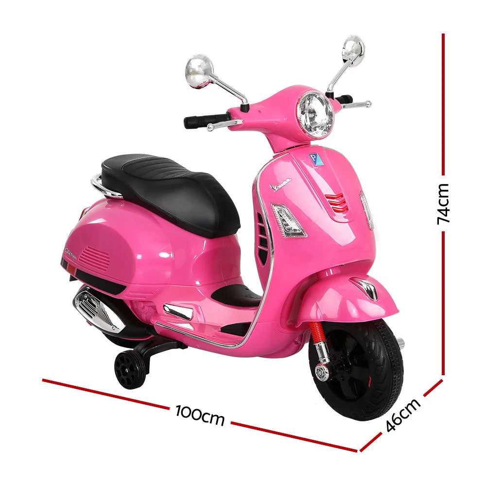 Kids Ride On Car Motorcycle Motorbike Vespa Licensed GTS