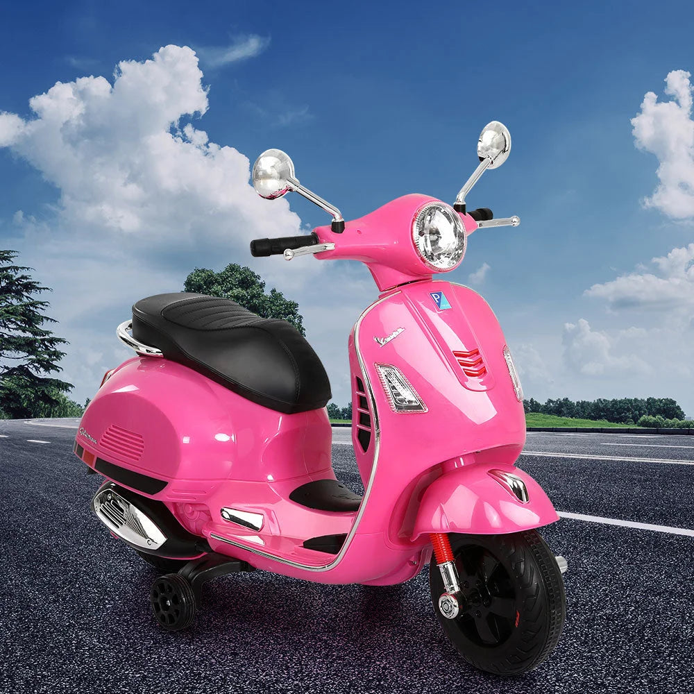 Kids Ride On Car Motorcycle Motorbike Vespa Licensed GTS