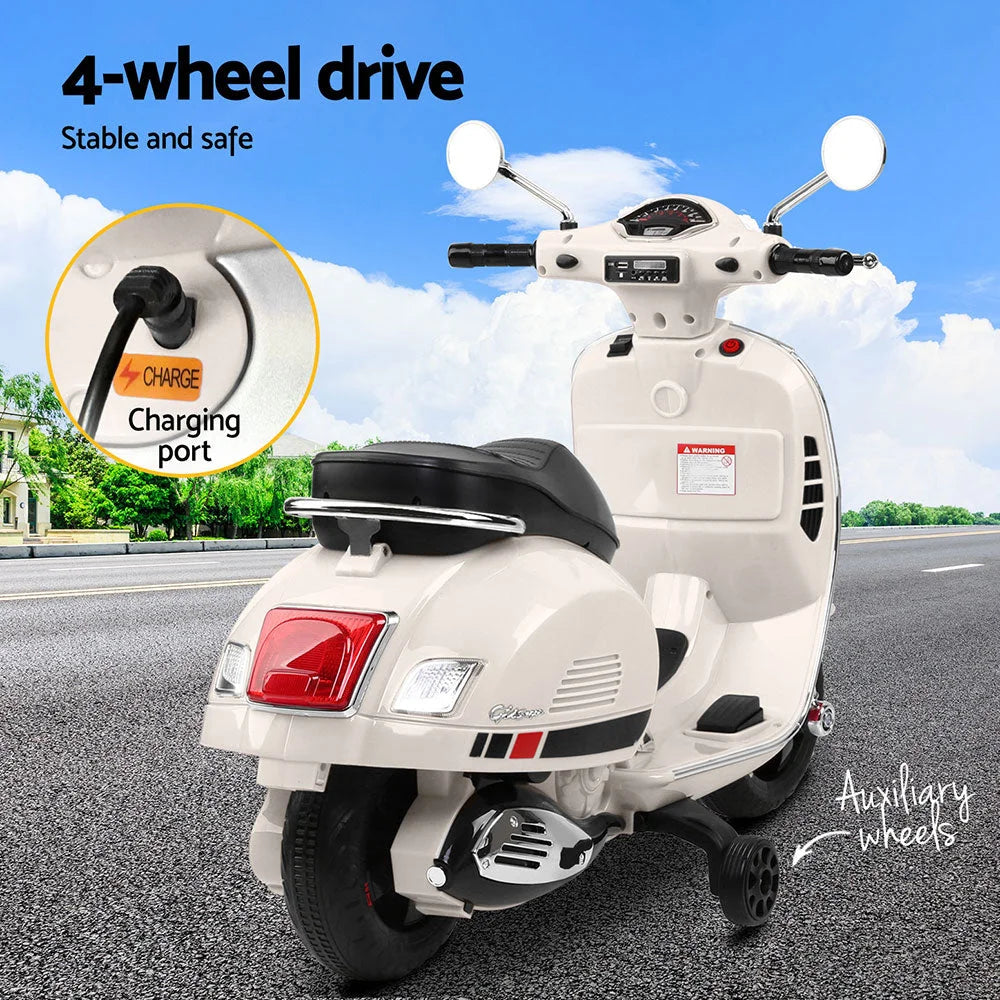 Kids Ride On Car Motorcycle Motorbike Vespa Licensed GTS