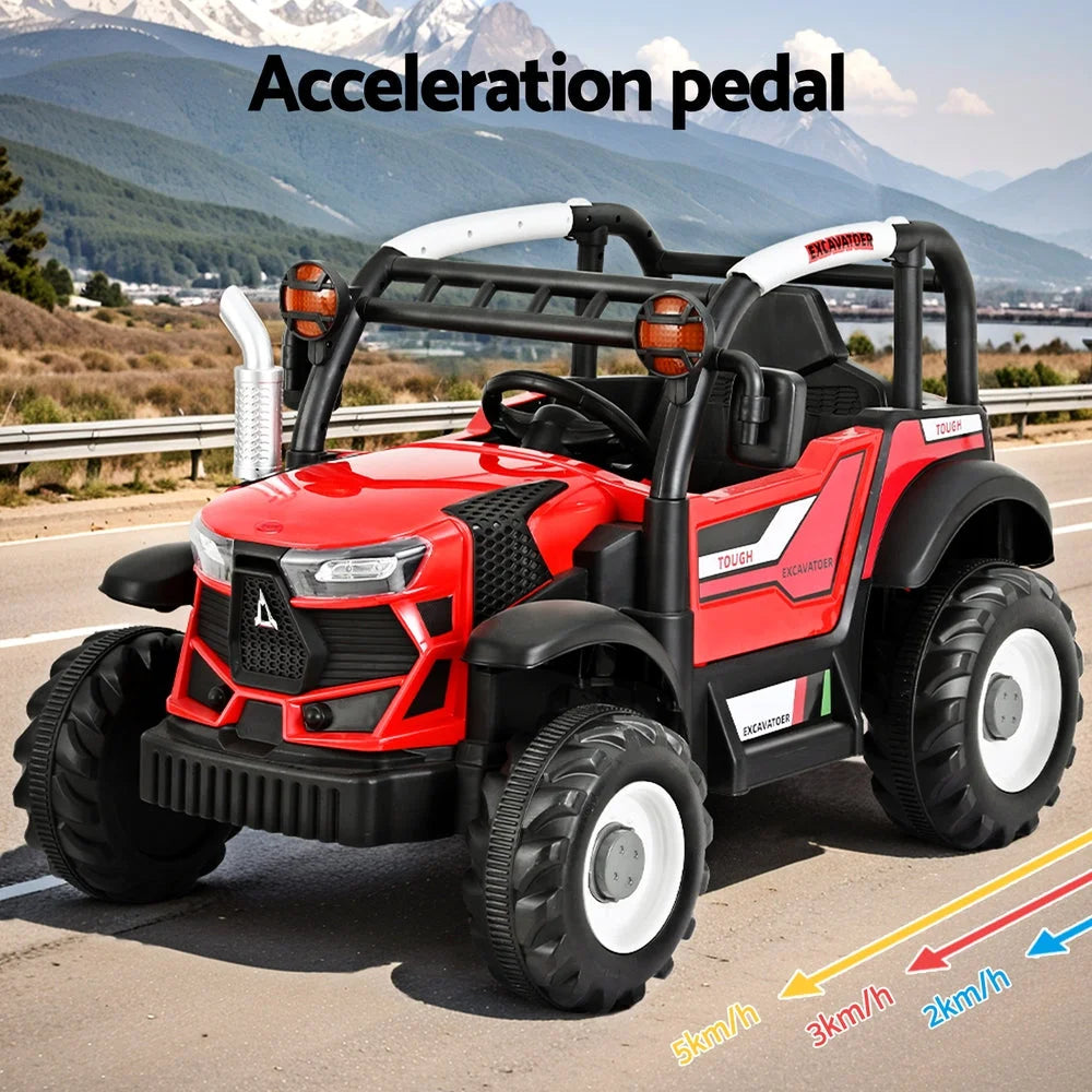 Kids Ride On Car Off-Road Jeep Rigo 12V with Remote - Red
