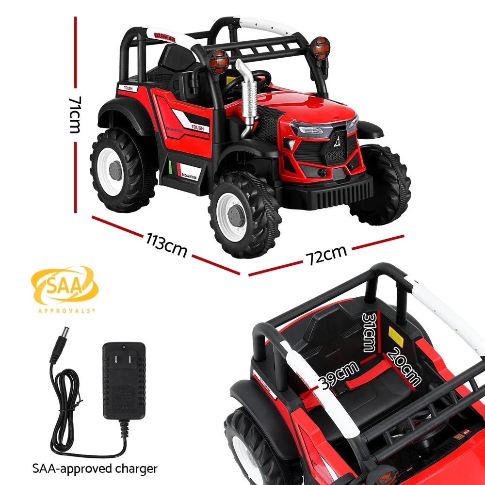 Kids Ride On Car Off-Road Jeep Rigo 12V with Remote - Red