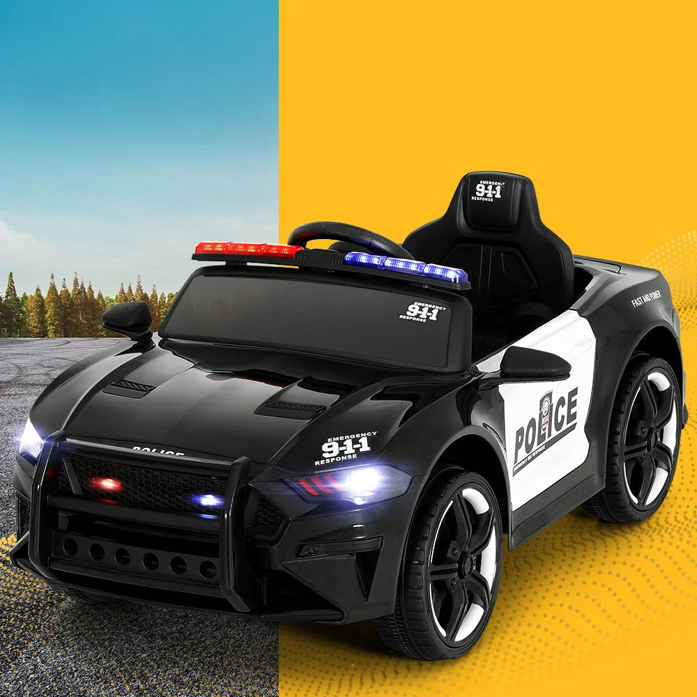 Kids Ride On Car Patrol Police Cars Battery Powered Toys