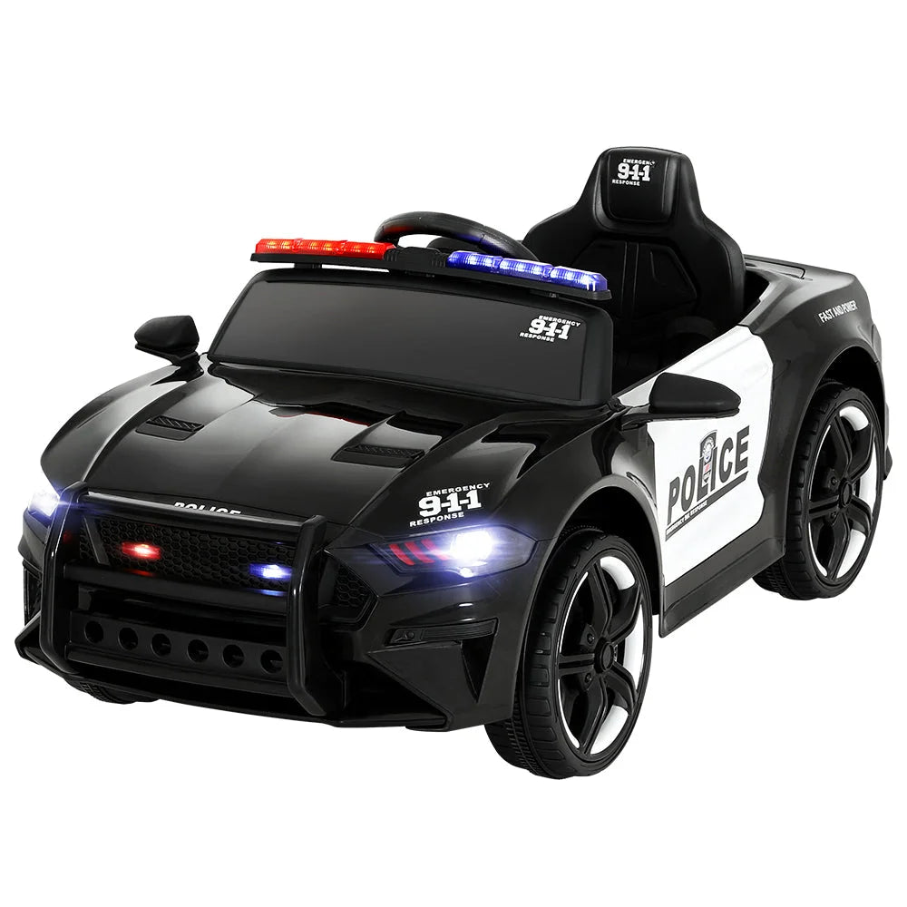 Kids Ride On Car Patrol Police Cars Battery Powered Toys