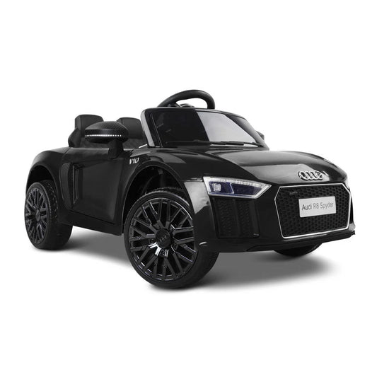 Kids Ride-On Car R8 Licensed 12V Black - Cars