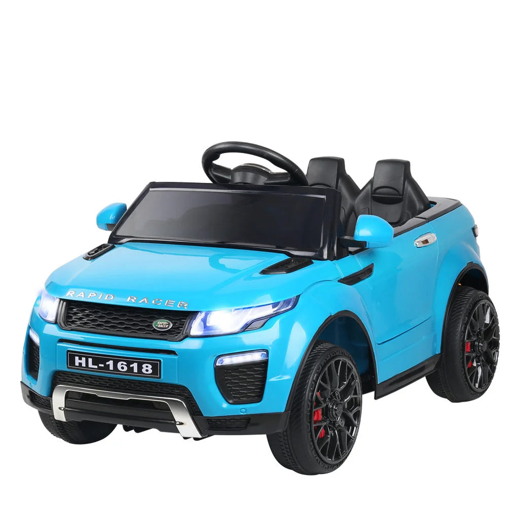 Kids Ride-On Car (Rigo) Blue - Cars