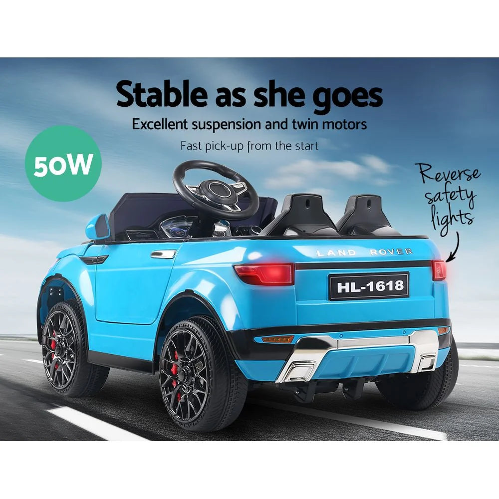 Kids Ride-On Car (Rigo) Blue - Cars