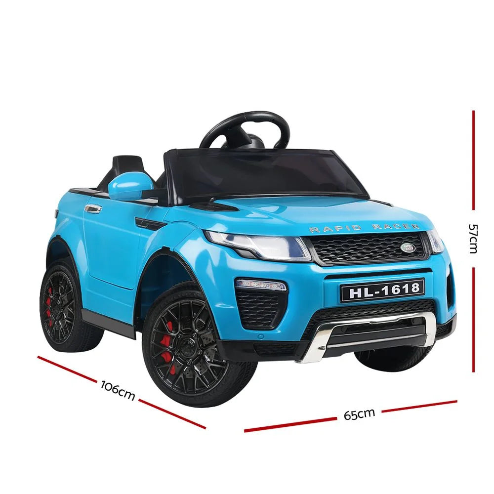 Kids Ride-On Car (Rigo) Blue - Cars