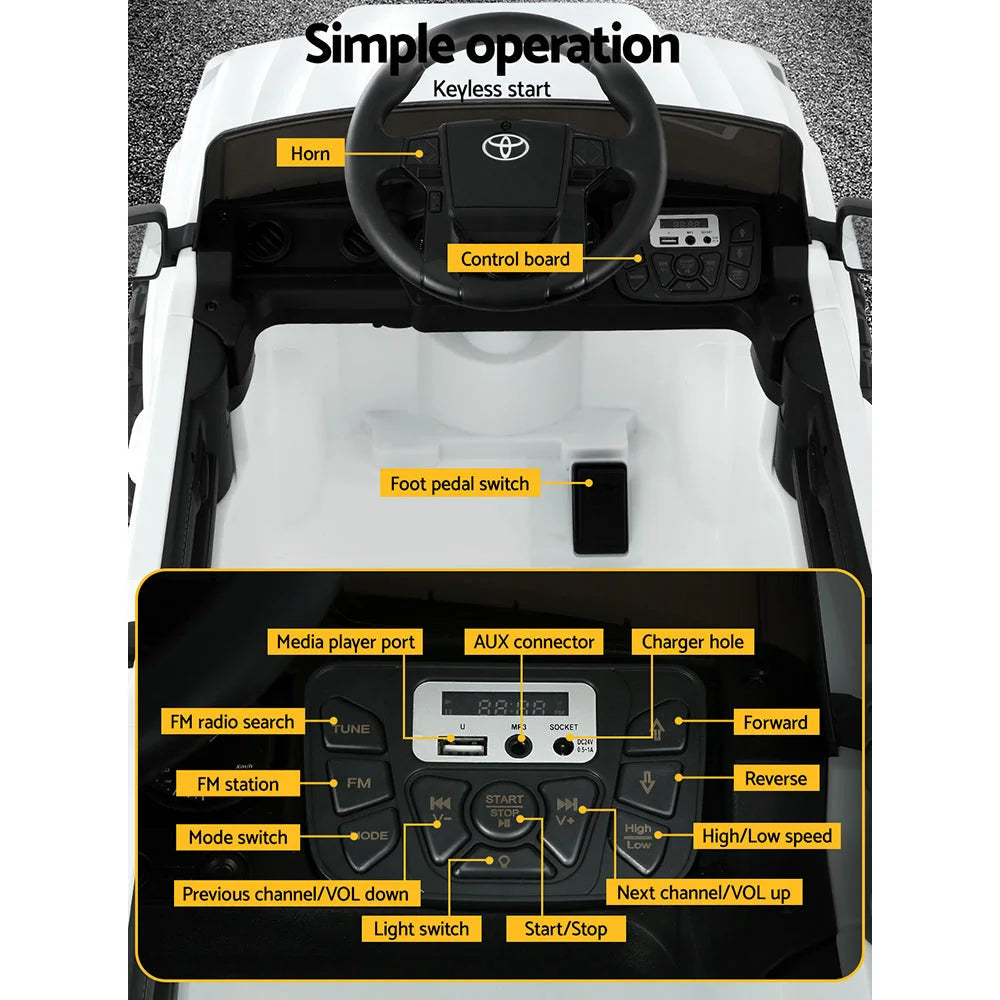 Kids Ride On Car Toyota Tacoma Off Road Jeep Toy Cars