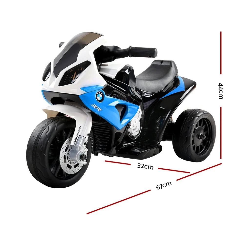 Kids Ride On Motorbike Licensed S1000RR Motorcycle - Blue