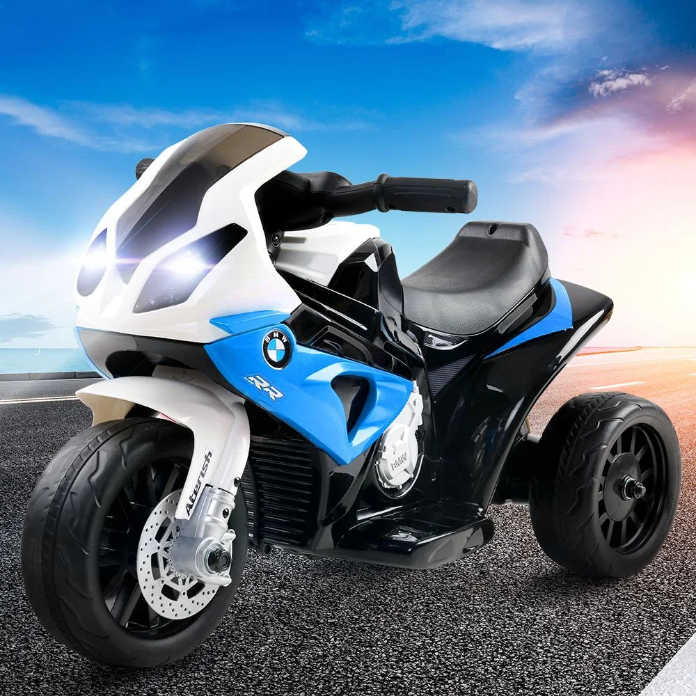 Kids Ride On Motorbike Licensed S1000RR Motorcycle - Blue