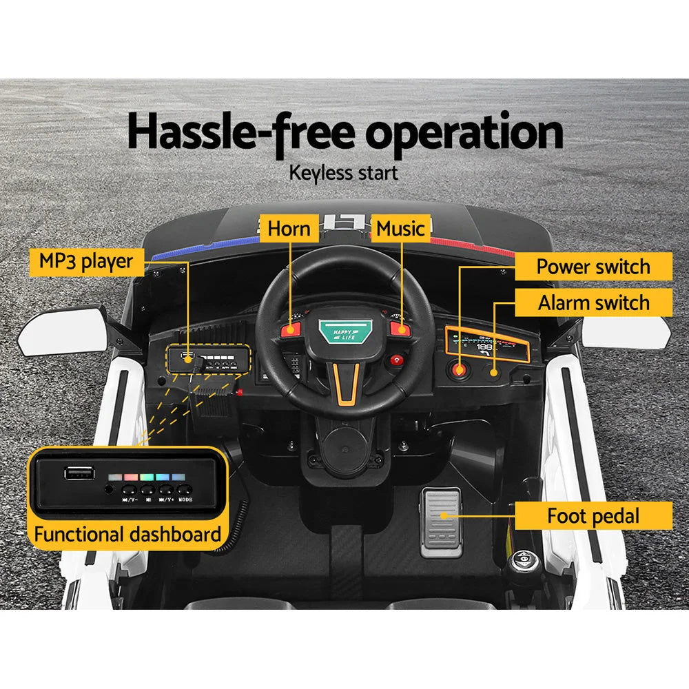 Kids Ride On Patrol Police Car Rigo Range Rover-Inspired