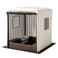Kids Sandpit Wooden Sandbox Sand Pit with Canopy, Window, and Water Basin