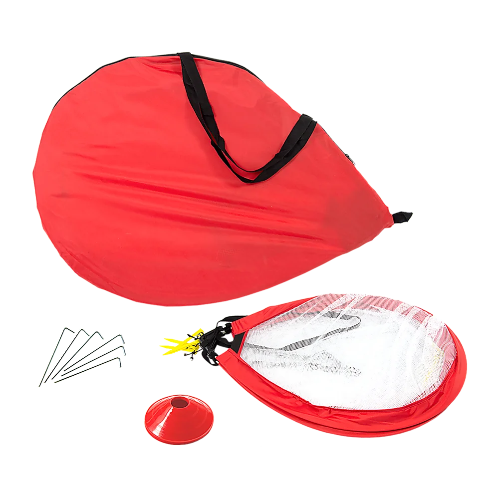 Kids Soccer Goals Set Portable 2 Pop Up Soccer Goals Cones