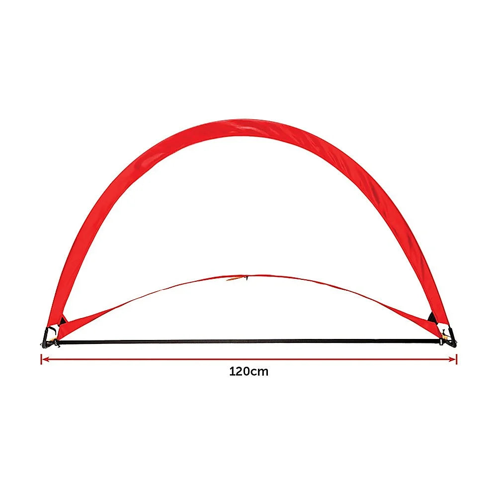 Kids Soccer Goals Set Portable 2 Pop Up Soccer Goals Cones