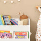 Kids Storage Bookcase 3 Compartments White - Baby & Kids >