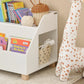 Kids Storage Bookcase 3 Compartments White - Baby & Kids >