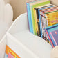 Kids Storage Bookcase 3 Compartments White - Baby & Kids >