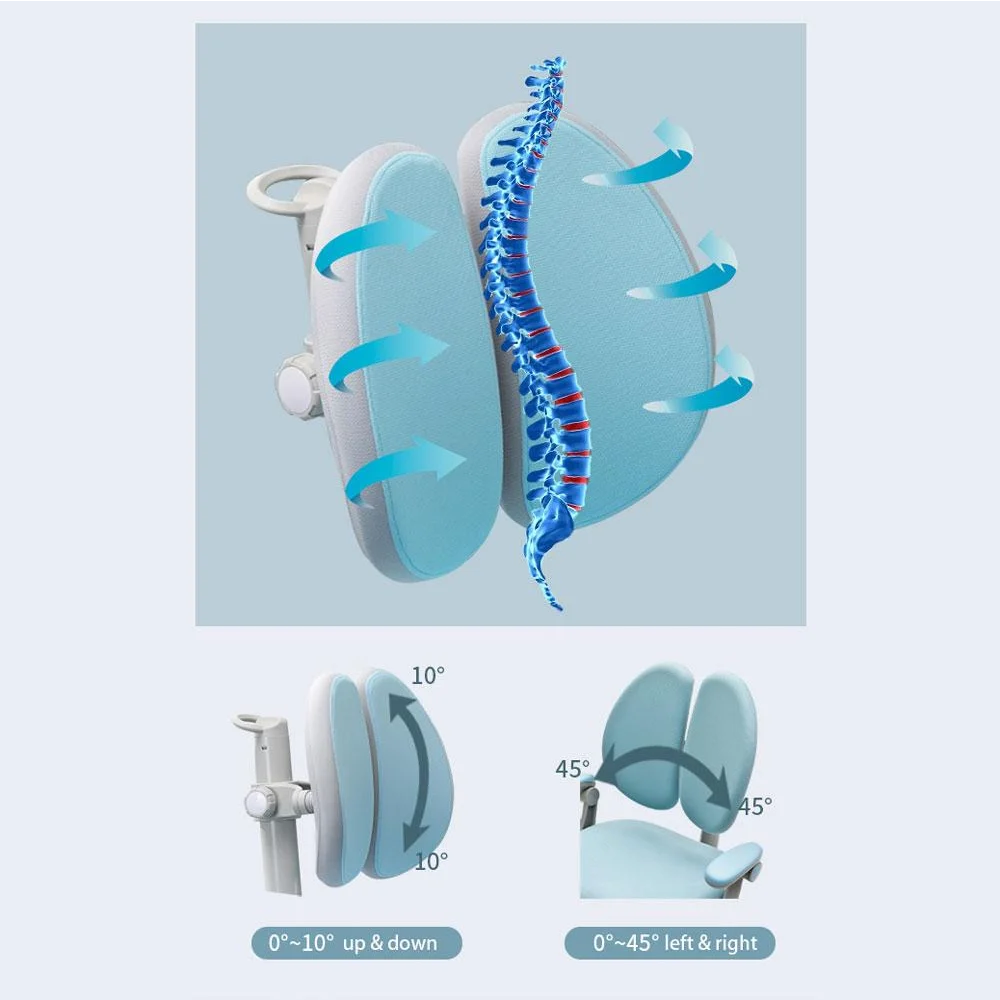 Kids Study Chair Solid Rubber Wood Height Adjustable
